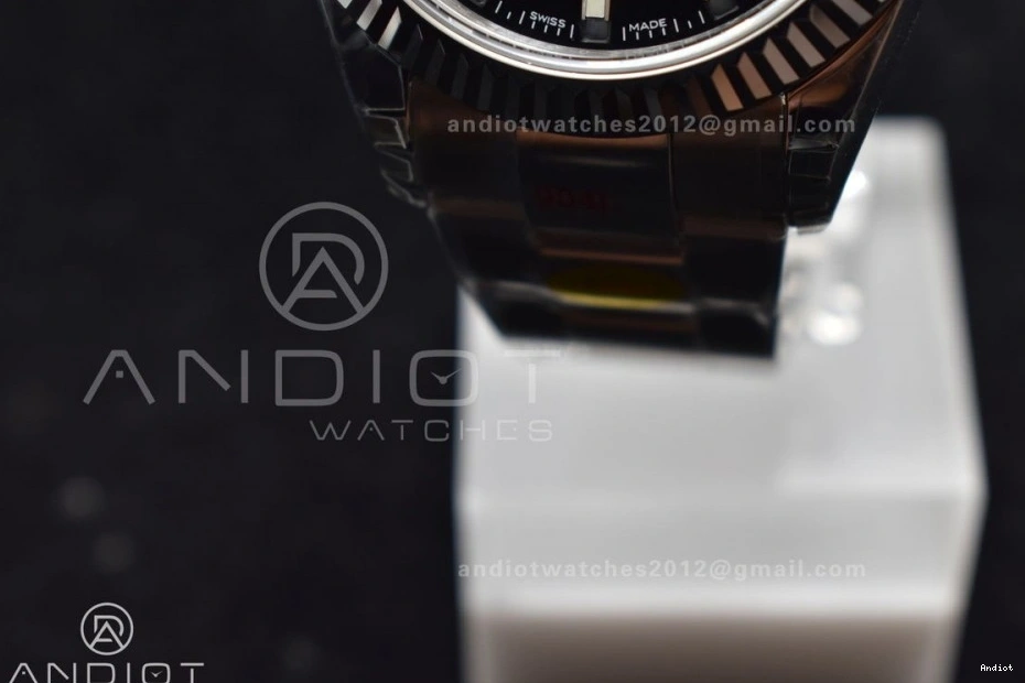 on SS A23J Black SS Oyster Edition Dial Skydweller Best Noob Bracelet 0515